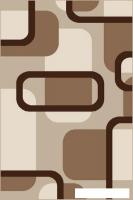 Ковер для жилой комнаты Витебские ковры f1347z7 100x200 (бежевый/коричневый/рисунок)