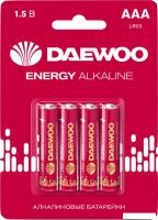 Батарейка Daewoo Energy Alkaline AAA 4 шт. 5029903