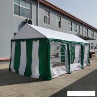 Тент-шатер Sundays Party 3x6 м (белый/зеленый)