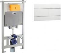 Инсталляция для унитаза OLI 80 Slim 600151+659041 (белый)