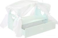 Кроватка для кукол Paremo Любимая кукла Аквамарин мини PFD120-82M