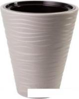 Кашпо Form-Plastic Sahara Dunes 2721-055 (светло-серый)