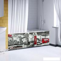 Фронтальный экран под ванну Comfort Alumin Лондон 3D 1.7