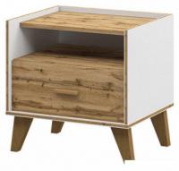 Тумба Неман мебель Сканди МН-036-28 (дуб вотан-белый)