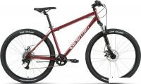 Велосипед Forward Sporting 27.5 2.3 D р.19 2022 (темно-красный/серебристый)