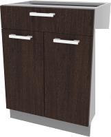 Шкаф напольный Интерлиния Компо НШ60рш1 (дуб венге)