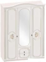 Шкаф распашной Мебельград Верона 3-х дверный 152x58x230 (капучино/кофе)