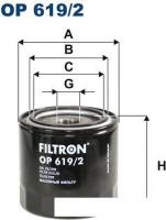 Масляный фильтр Filtron OP 619/2