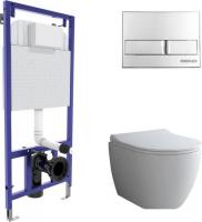 Унитаз Berges Wasserhaus Okus + Toma Slim SO + Novum525 + L3 043205