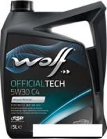 Моторное масло Wolf Official Tech 5W-30 C4 4л