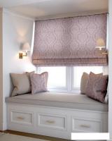 Римская штора Jalux Барокко 0476/2 45x170 (коричневый)