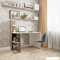 Стол Домус Олимп 11.021L.01.93 (левый, белый/вяз светлый)