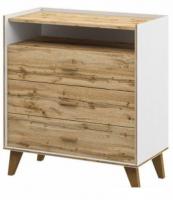 Комод Неман мебель Сканди МН-036-17 (дуб вотан-белый)