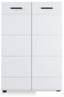 Тумба Империал Йорк 2д (белый жемчуг-белый глянец)