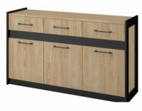 Тумба Неман мебель Стенли МН-037-15 (дуб прованс-черный)