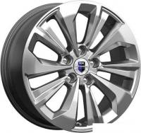 Литые диски K&K Авиор 17x7" 5x114.3мм DIA 66.6мм ET 37мм Дарк платинум брайт