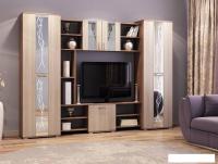 Стенка Памир Прага (ясень шимо темный-ясень шимо светлый)