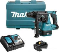 Перфоратор Makita DHR242RT (с 1-им АКБ, кейс)