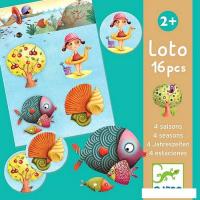 Настольная игра Djeco Лото 4 сезона