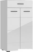 Комод НК-Мебель Gloss КМВ-60 73374543 (белый-черный)