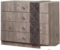 Комод КМК Мебель 4Я Монако 0673.1 (графит-дуб полярный)