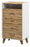 Комод Неман мебель Сканди МН-036-18 (дуб вотан-белый)