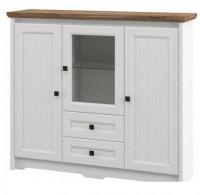 Тумба Неман мебель Тиволи МН-035-04 (белый структурный-дуб стирлинг)