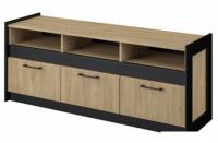 Тумба Неман мебель Стенли МН-037-17 (дуб прованс-черный)