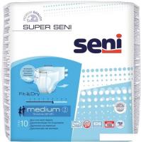 Подгузники для взрослых Seni Super Fit&Dry M (10 шт)