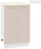 Шкаф напольный Кортекс-мебель Корнелия Лира НШ50р (капучино/королевский опал)