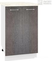 Шкаф напольный Кортекс-мебель Корнелия Лира НШ50р (береза/королевский опал)