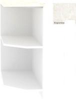 Шкаф напольный Кортекс-мебель Корнелия Лира НШК30р (пепел/королевский опал)