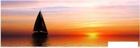 Картина Orlix Парус в закате CA-13257 40x120 см