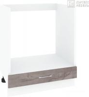 Шкаф напольный Кортекс-мебель Корнелия Лира НШ60д без столешницы (оникс)