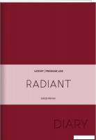 Ежедневник Канц-Эксмо Radiant. Красный ЕКР52215204 (176 л)