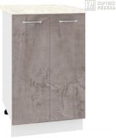 Шкаф напольный Кортекс-мебель Корнелия Лира НШ50р (оникс/марсель)