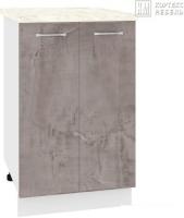 Шкаф напольный Кортекс-мебель Корнелия Лира НШ50р (оникс/мадрид)