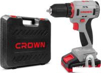 Дрель-шуруповерт Crown CT21091HX-2 BMC (с 2-мя АКБ, кейс)