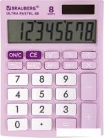 Бухгалтерский калькулятор BRAUBERG Ultra Pastel-08-PR 250516 (сиреневый)