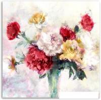 Картина Orlix Пионы в вазе CA-12528 65x65 см