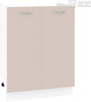 Шкаф напольный Кортекс-мебель Корнелия Лира НШ60м без столешницы (капучино)