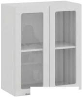 Шкаф навесной Трия Весна 1В6С (белый глянец)