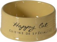 Миска Duvo Plus Bowl Stone Happy Cat (желтый)