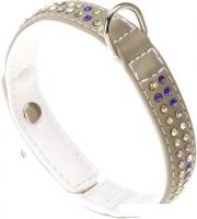 Ошейник Ferplast Lux C20/35 76030223 (белый/серый)