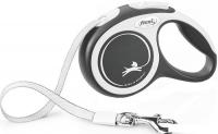 Поводок-рулетка Flexi New Comfort S Tape 5 м (черный)