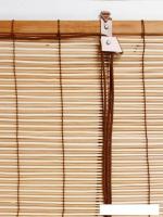 Рулонные шторы Эскар Бамбуковая 120x160 (натур микс)