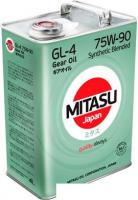 Трансмиссионное масло Mitasu MJ-443 GEAR OIL GL-4 75W-90 Synthetic Blended 4л