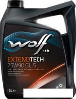 Трансмиссионное масло Wolf ExtendTech 75W-90 GL 5 5л