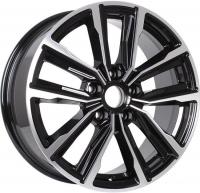 Литые диски K&K Лацио 17x7.5" 5x114.3мм DIA 66.1мм ET 45мм Алмаз черный