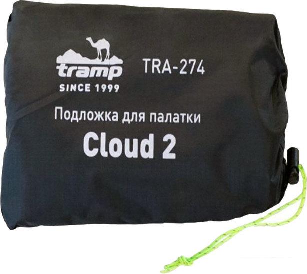 Пол для палатки TRAMP Cloud 2 Si (темно-зеленый)